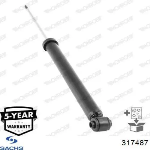 317 487 Sachs amortiguador trasero