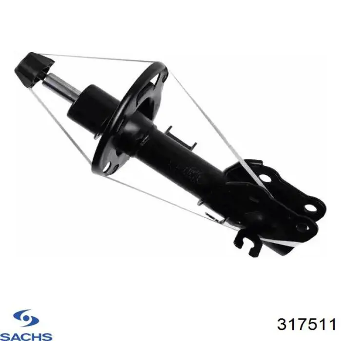 Amortiguador delantero izquierdo Sachs 317511 precio, desde 91,48 EUR
