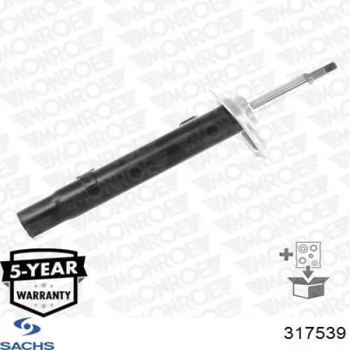Amortiguador delantero izquierdo Sachs 317539 precio, desde 103,09 EUR