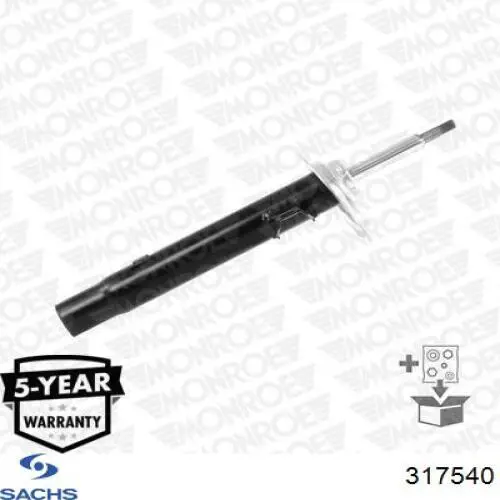 Amortiguador delantero derecho Sachs 317540 precio, desde 79,27 EUR
