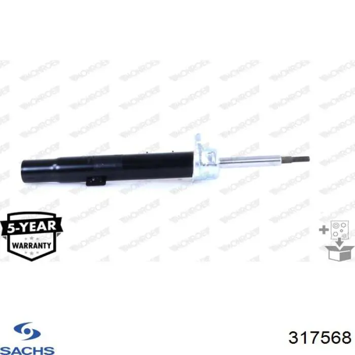 Amortiguador delantero derecho Sachs 317568 precio, desde 41,38 EUR