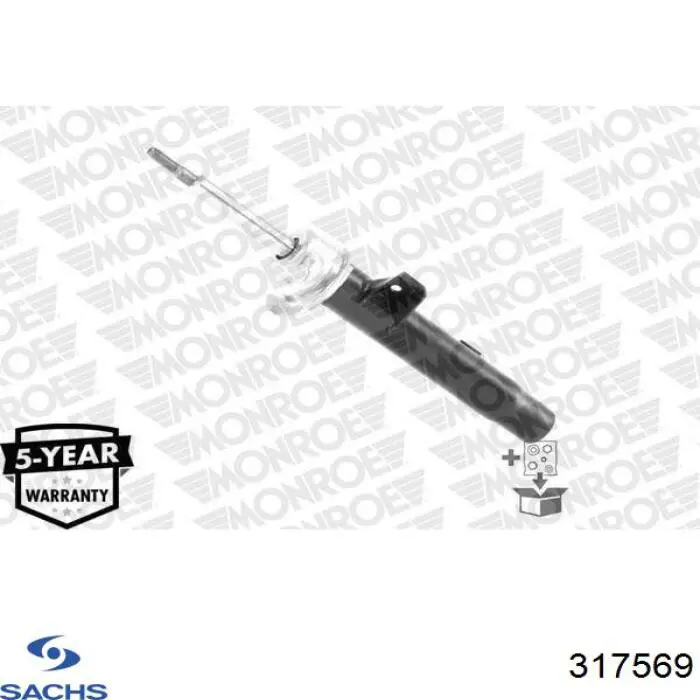 317 569 Sachs amortiguador delantero izquierdo