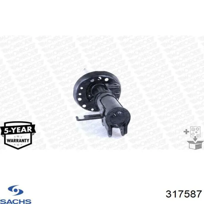 Amortiguador delantero derecho MMW0049 Japan Parts