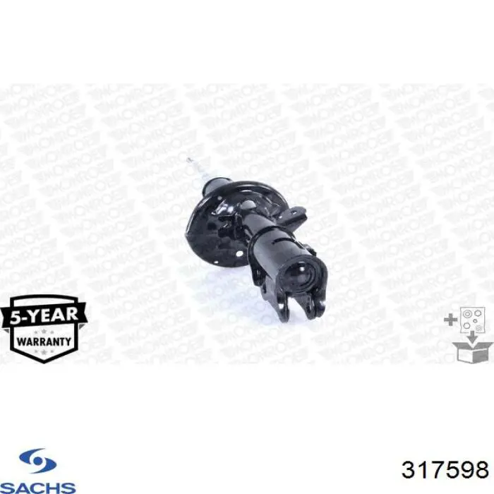 317 598 Sachs amortiguador delantero izquierdo