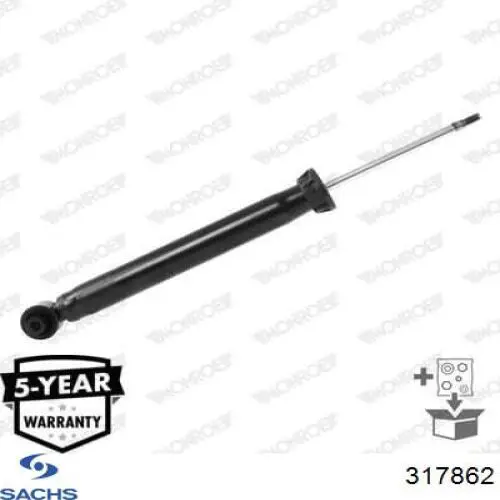 Amortiguador trasero Sachs 317862 precio, desde 57,93 EUR