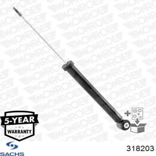 318 203 Sachs amortiguador trasero