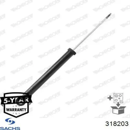 Comprar 318203 Sachs Amortiguador trasero