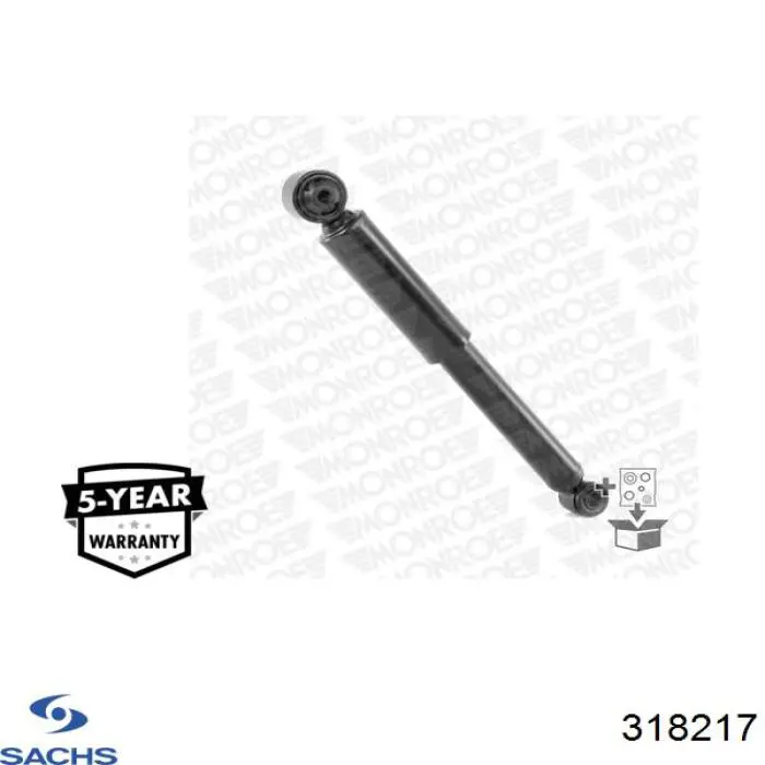 Amortiguador trasero 318217 Sachs
