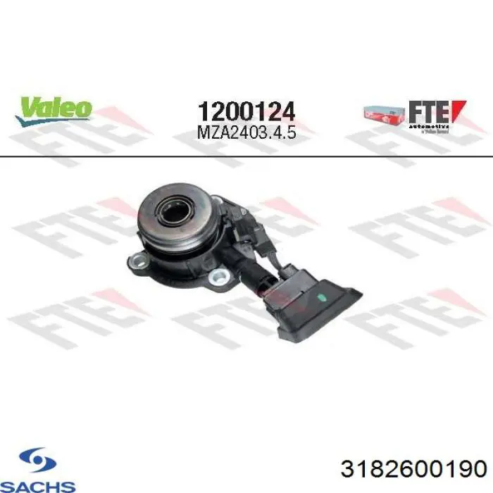 Desembrague central, embrague (cojinete de desembrague) Sachs 3182600190 precio, desde 87,78 EUR