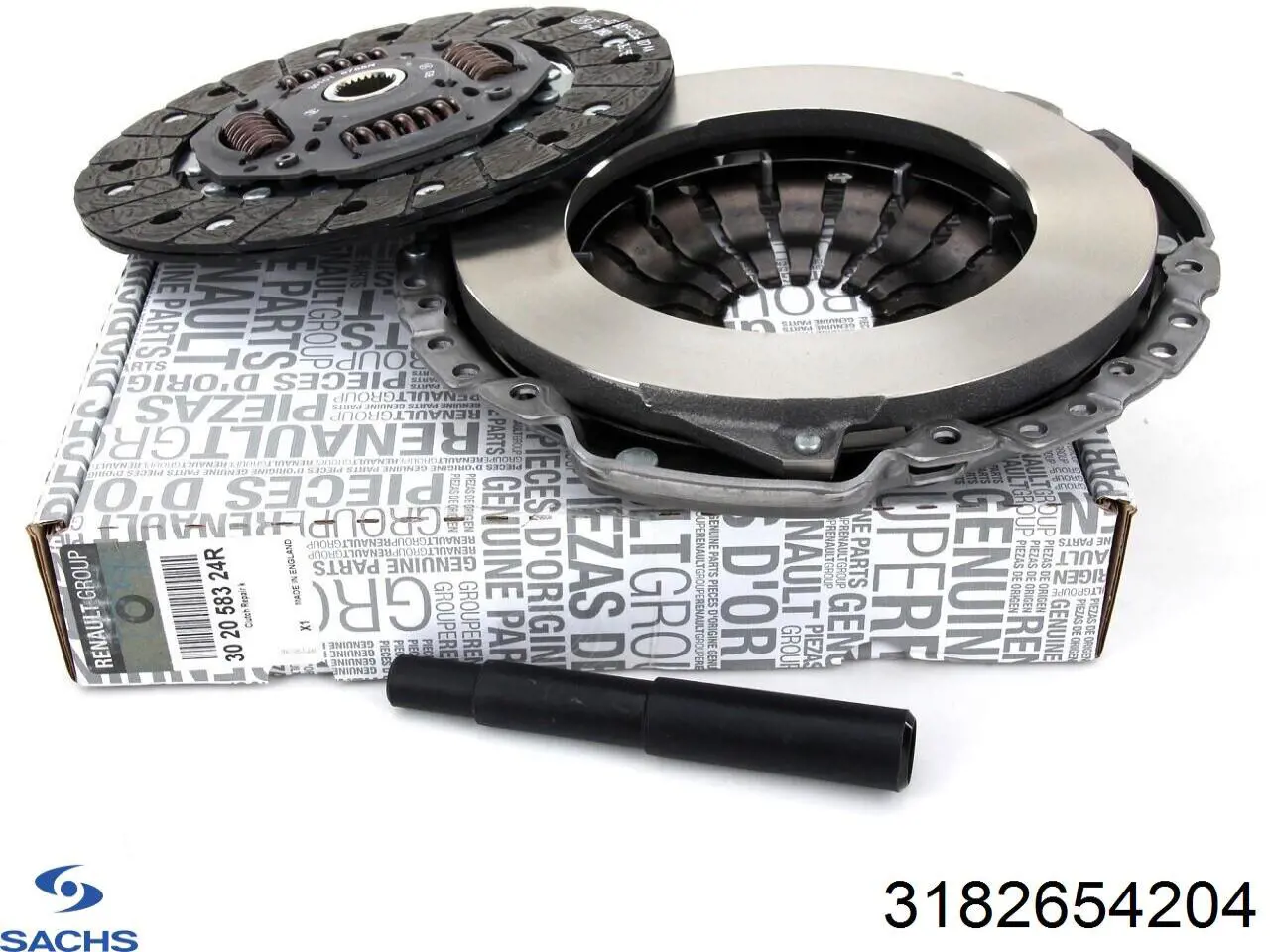Desembrague central, embrague 3182654204 Sachs
