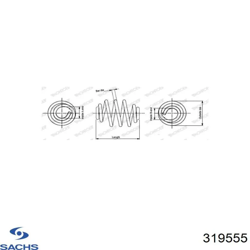 Amortiguadores Sachs 319555 precio, desde 79,06 EUR