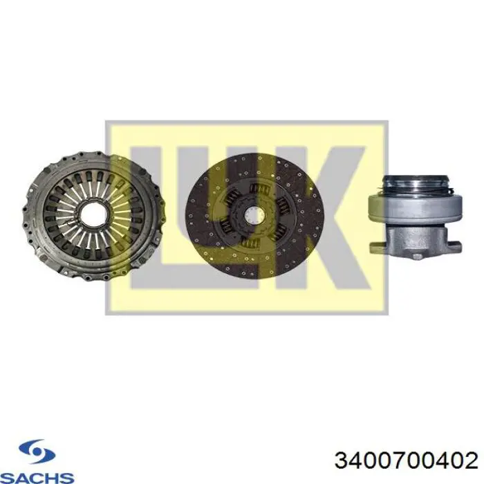 Mecanismo de embrague Sachs 3400700402 precio, desde 692,10 EUR