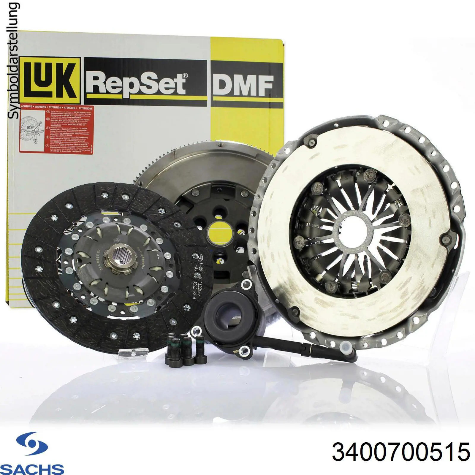 3400700515 Sachs kit de embrague (3 partes)