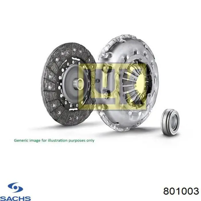 Comprar 801003 Sachs Rodamiento de soporte del amortiguador delantero