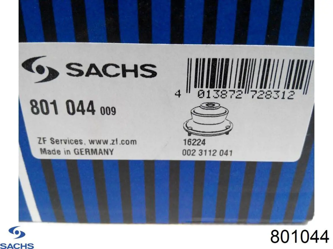 Soporte del amortiguador delantero 801044 Sachs