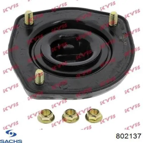 802137 Sachs soporte amortiguador trasero derecho