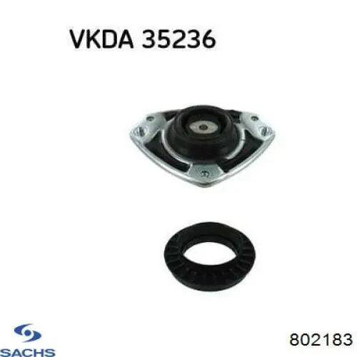 Soporte del amortiguador delantero 802183 Sachs