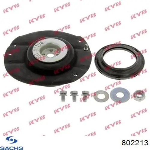 Cazoleta de amortiguador delantero izquierdo Sachs 802213
