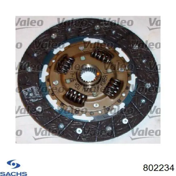 Soporte del amortiguador delantero 802234 Sachs