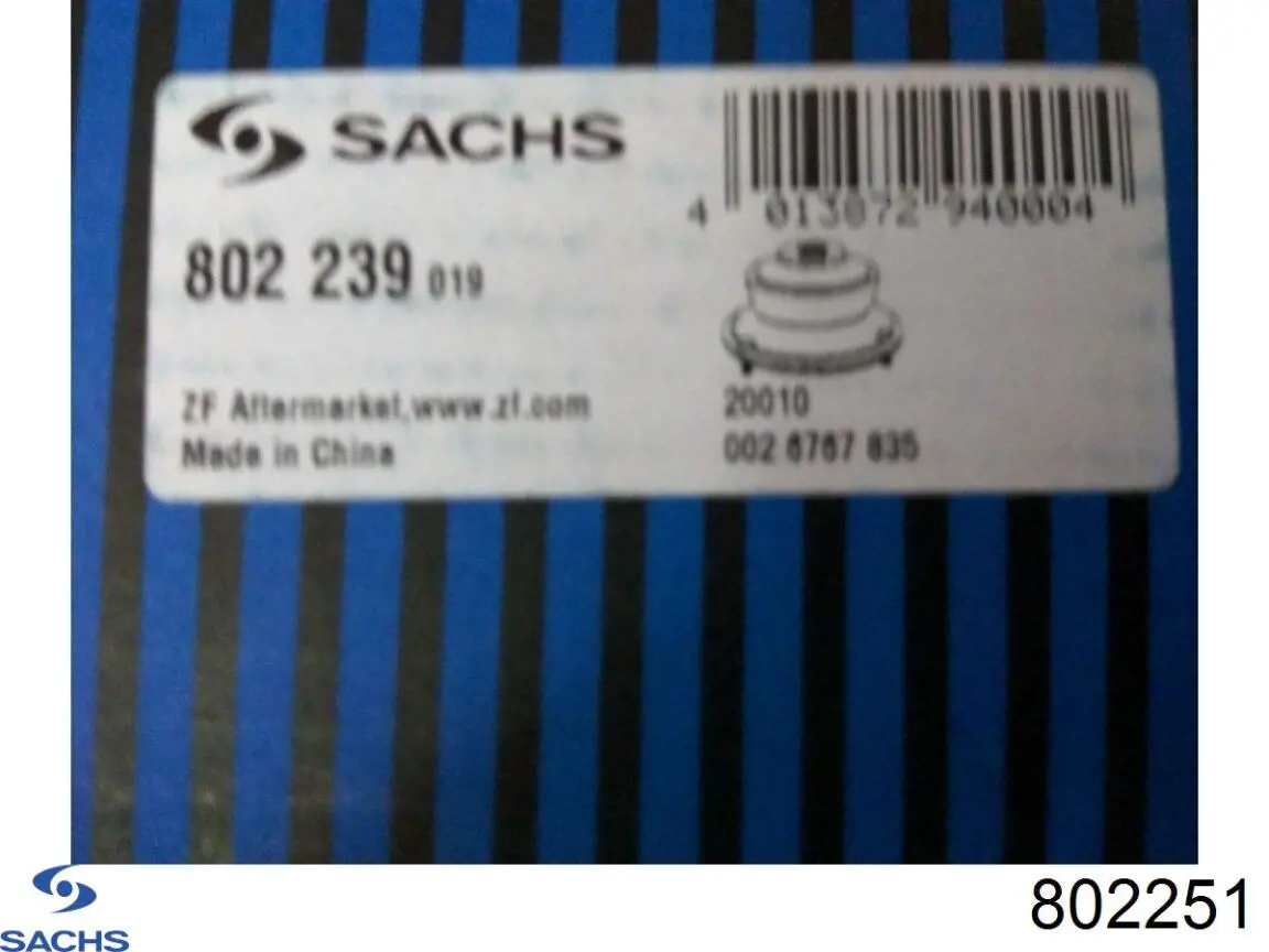 802251 Sachs Soporte del amortiguador delantero