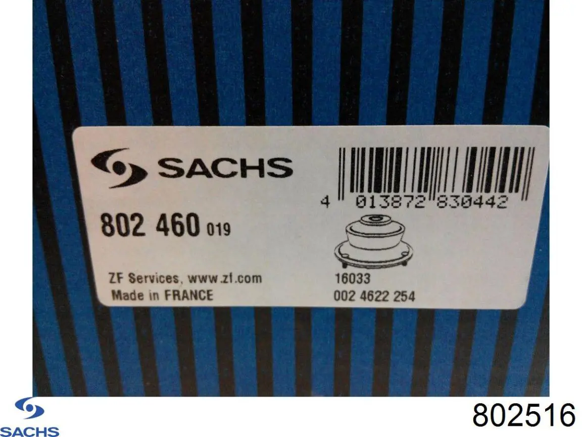 Copela de amortiguador trasero 802516 Sachs