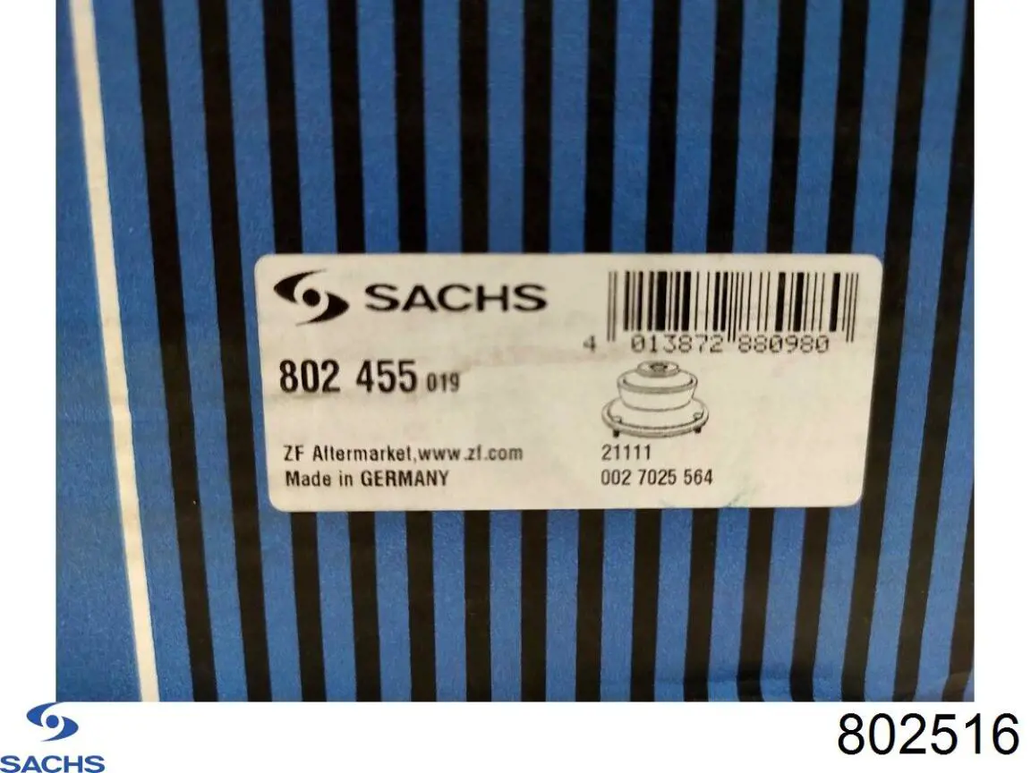 Comprar 802516 Sachs Copela de amortiguador trasero