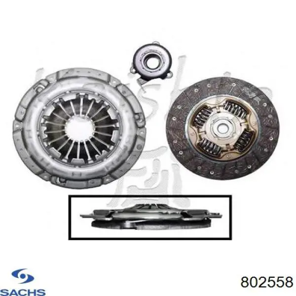 Comprar 802558 Sachs Soporte del amortiguador delantero