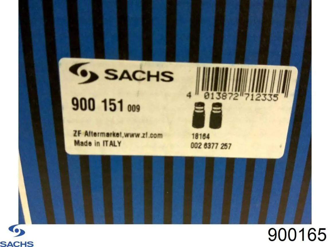 Comprar 900165 Sachs Tope de amortiguador trasero y guardapolvo