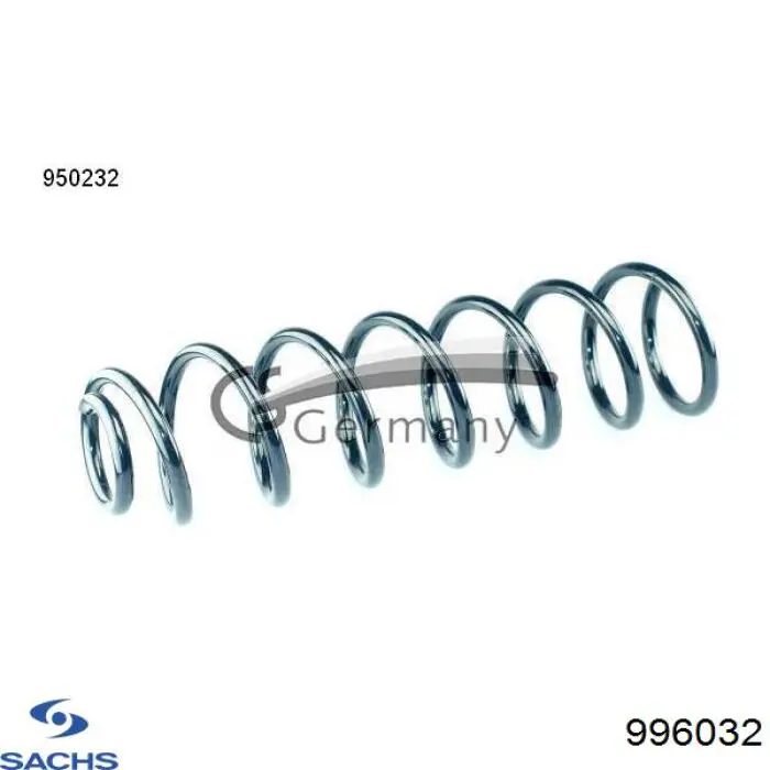 Comprar 996032 Sachs Muelle de eje trasero