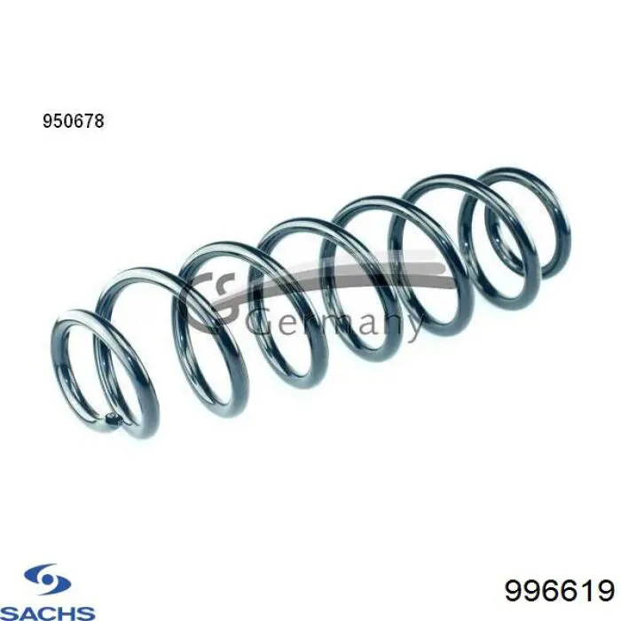 Muelle de suspensión trasero Sachs 996619 precio, desde 56,48 EUR