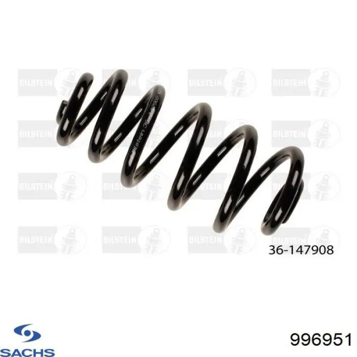 Muelle de suspensión trasero Sachs 996951 precio, desde 41,81 EUR