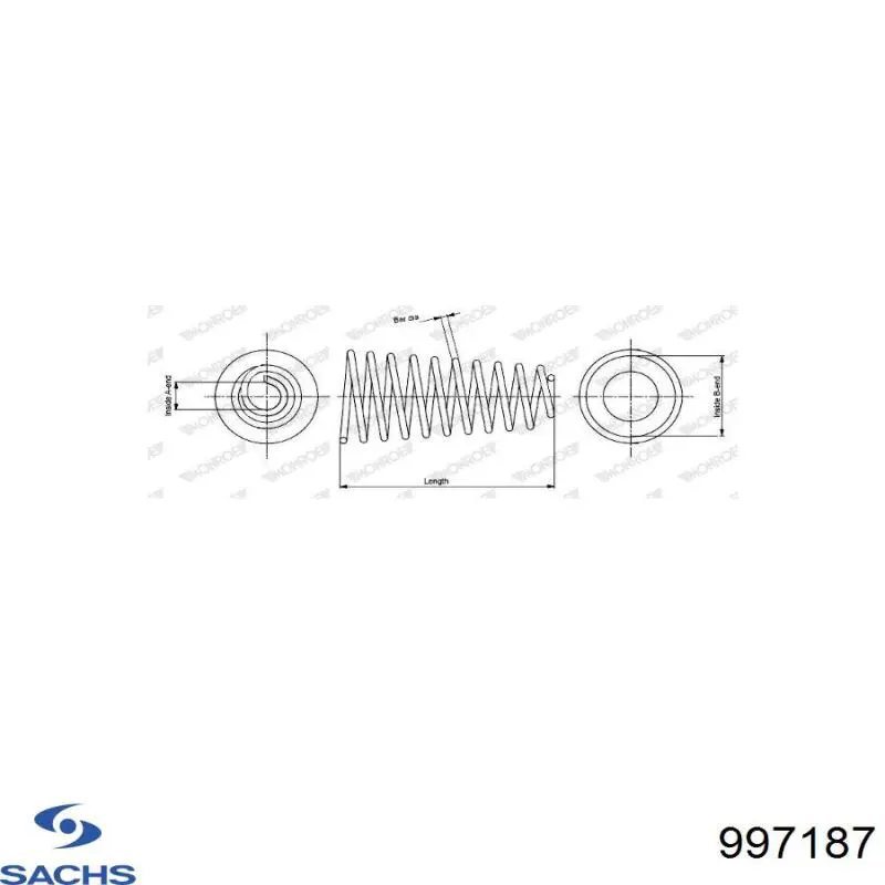 36250028 Bilstein Muelle delantero