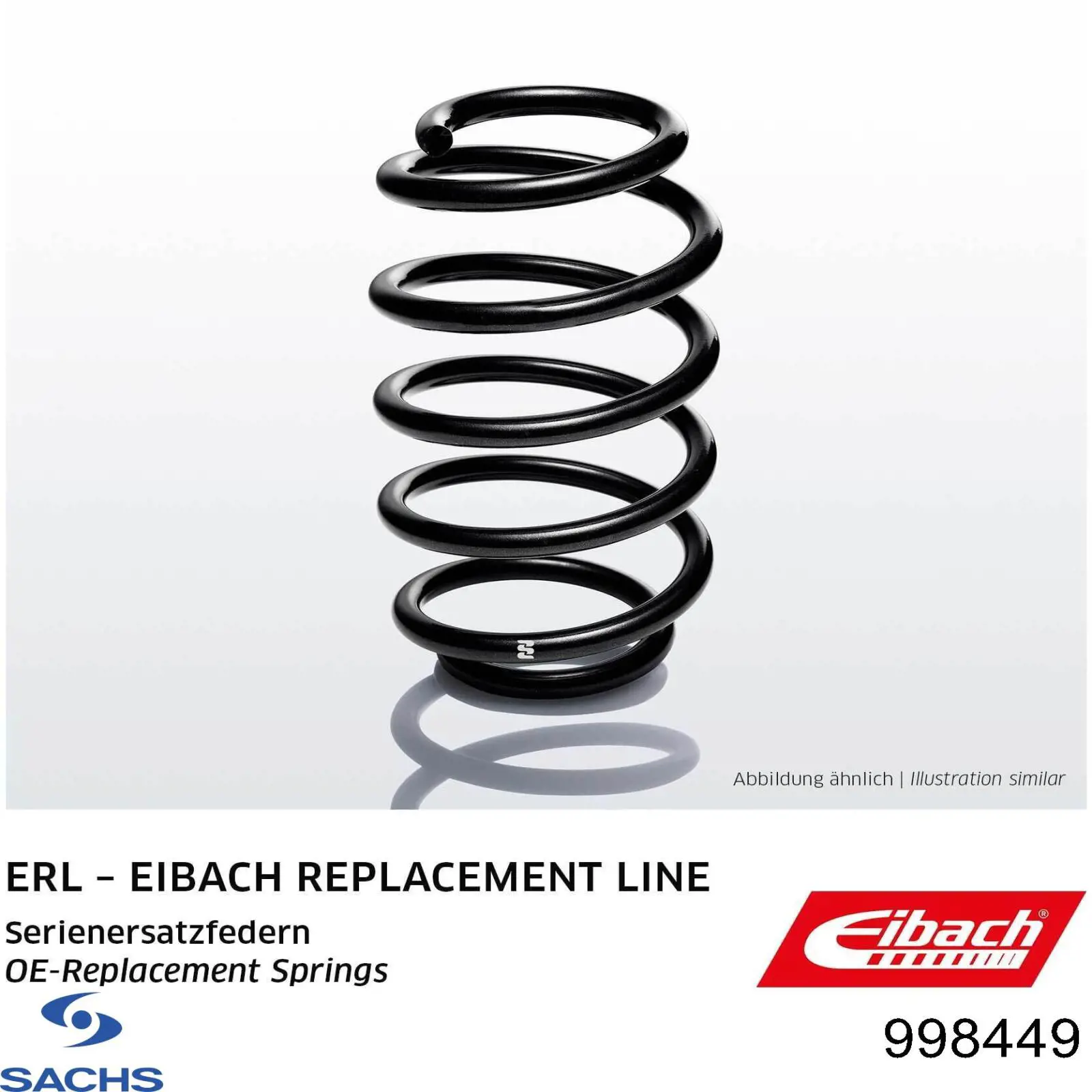 Comprar 998449 Sachs Muelle delantero