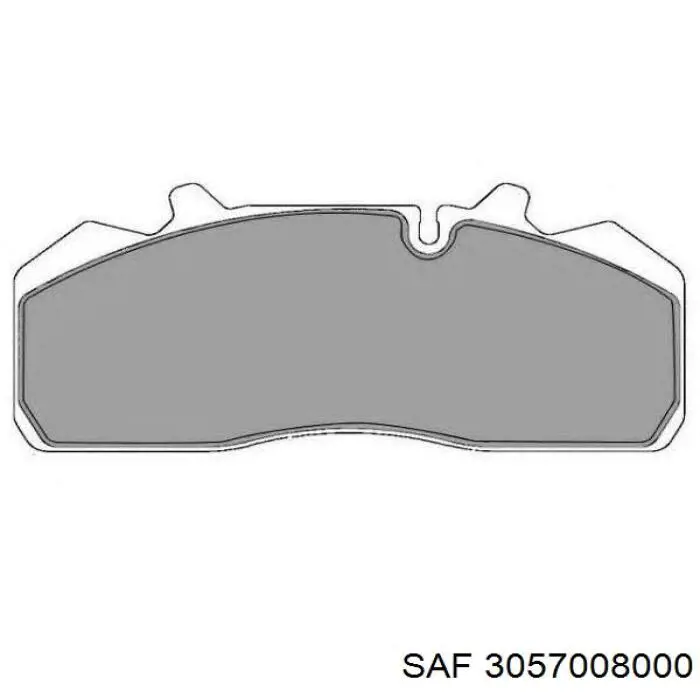 Pastillas de freno 3057008000 SAF