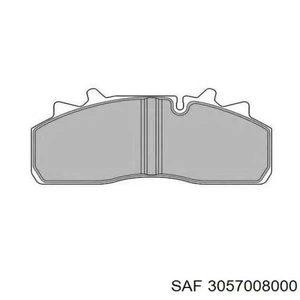 Pastillas freno delanteras SAF 3057008000 precio, desde 102,10 EUR