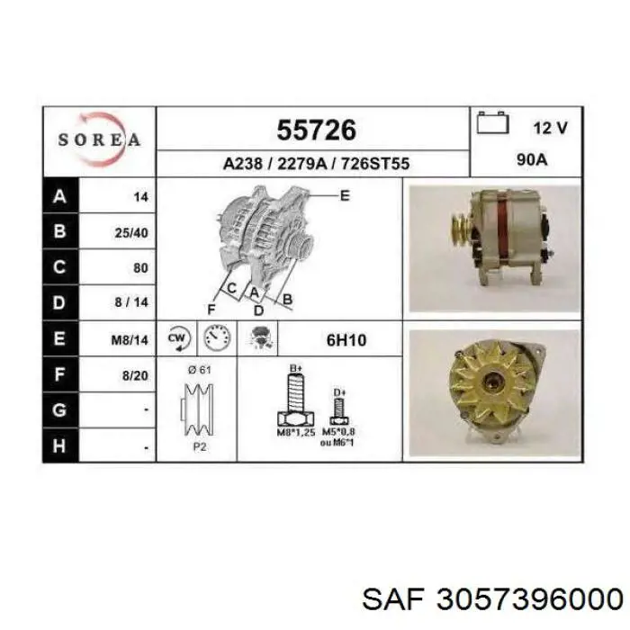 Comprar 3057396000 SAF Forro de freno trasero (camión)