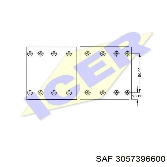 Comprar 3057396600 SAF Zapatas de freno