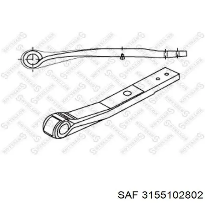 Comprar 3155102802 SAF Ballesta de suspensión trasera