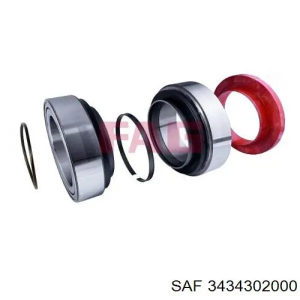 Cojinete de cubo delantero/trasero SAF 3434302000 precio, desde 202,13 EUR