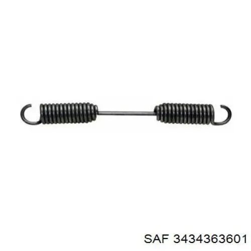 Juego de reparación de frenos traseros 3434363601 SAF