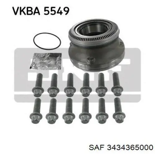 3434365000 SAF Cubo delantero