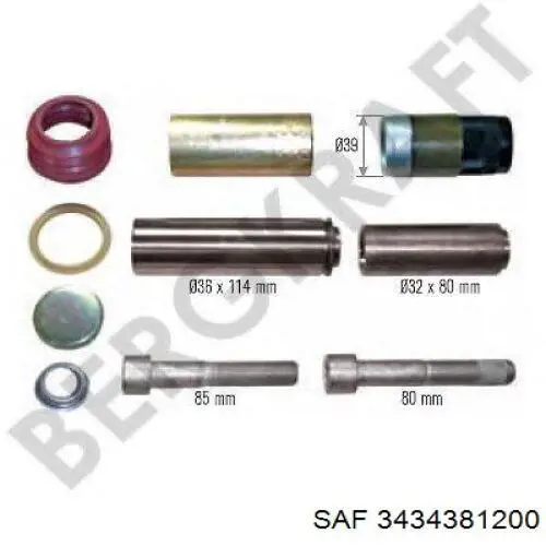 Kit de reparación, pinza de freno trasero SAF 3434381200 precio, desde 43,18 EUR