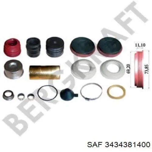 Kit de reparación, pinza de freno delantero SAF 3434381400 precio, desde 18,00 EUR