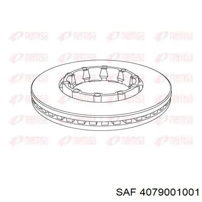 Comprar 4079001001 SAF Disco de freno trasero
