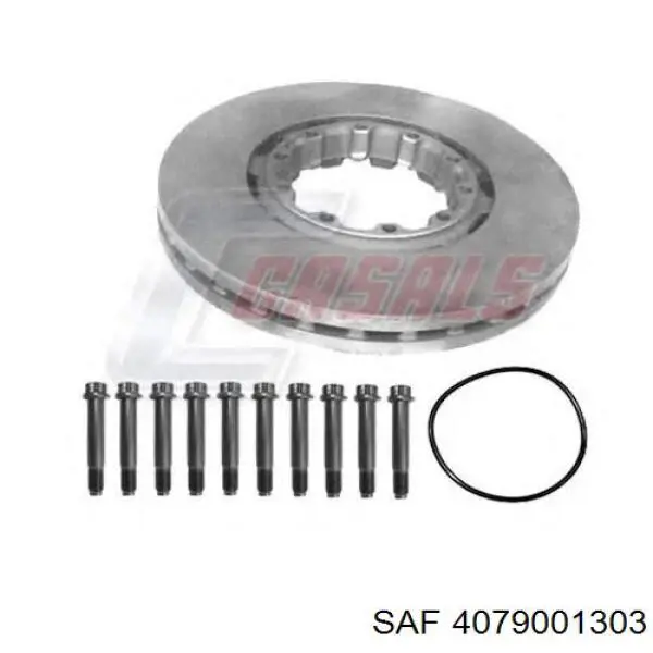 Comprar 4079001303 SAF Disco de freno trasero