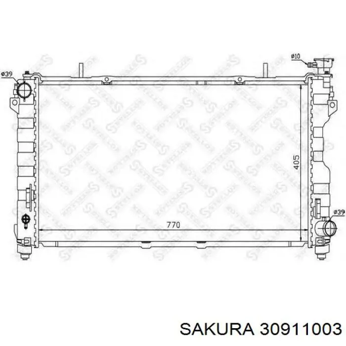 30911003 Sakura radiador refrigeración del motor