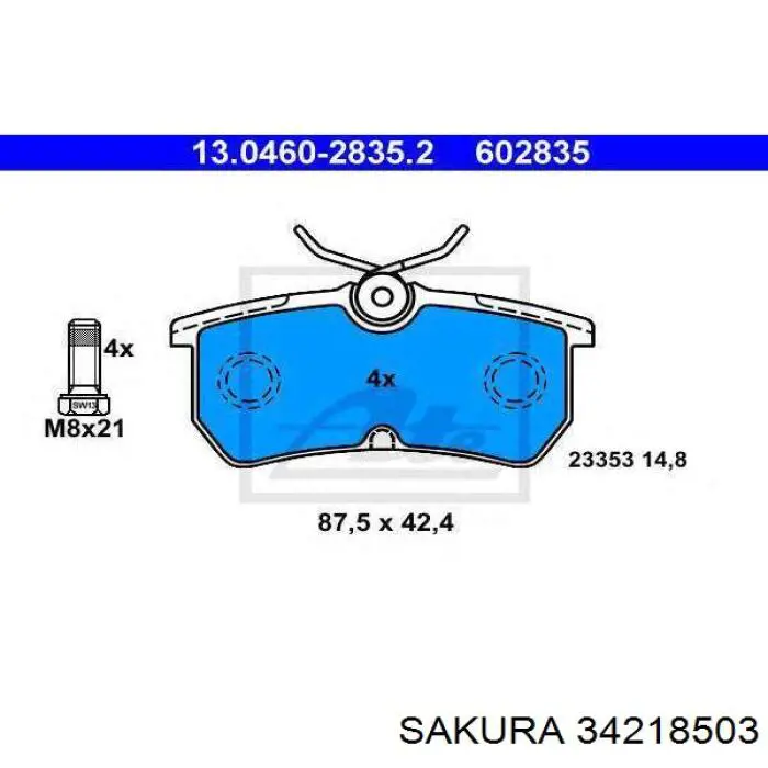 34218503 Sakura radiador