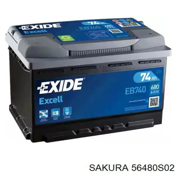 Batería de arranque Sakura 56480S02 precio, desde 90,86 EUR