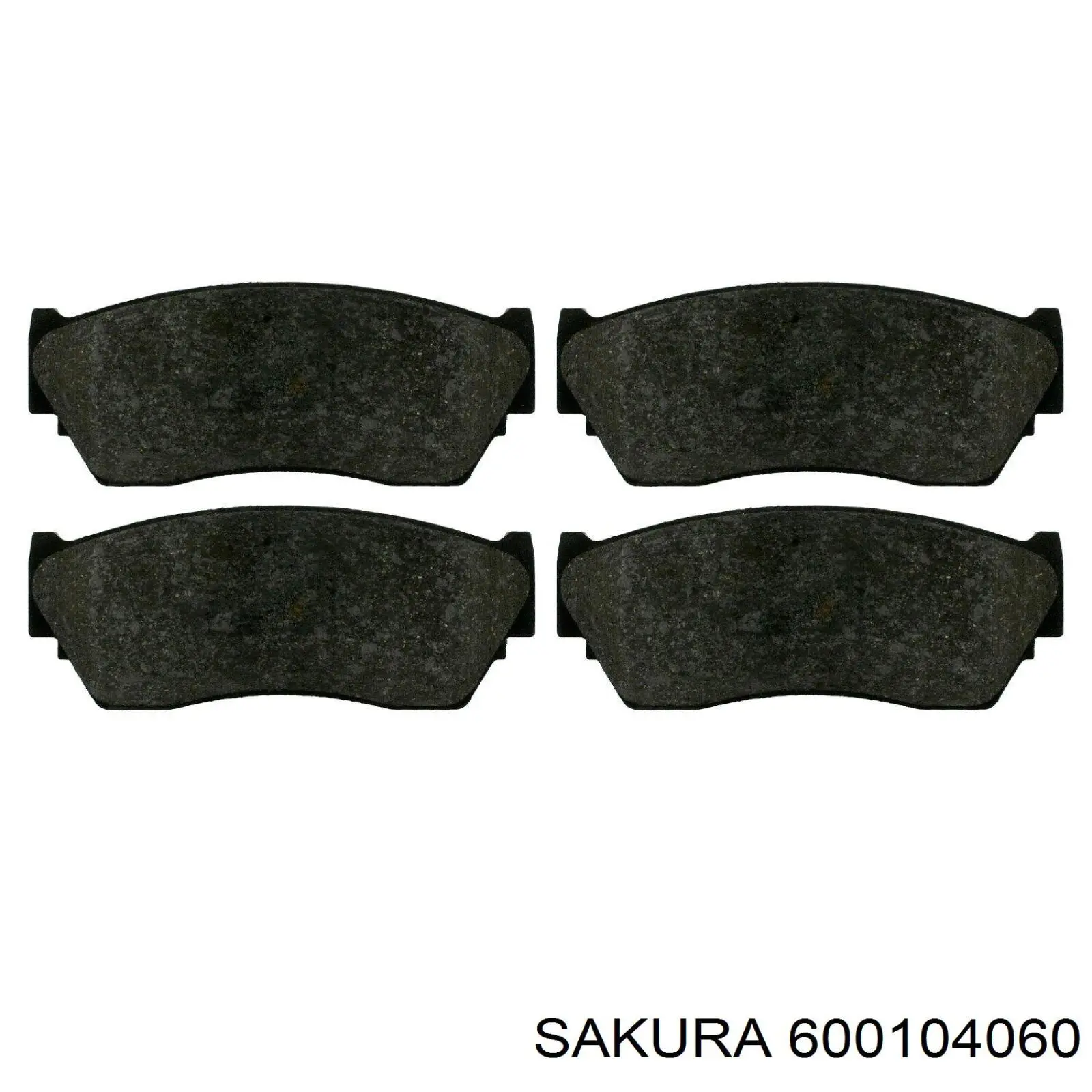 600104060 Sakura pastillas de freno delanteras