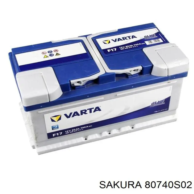 Batería B580406074 Varta